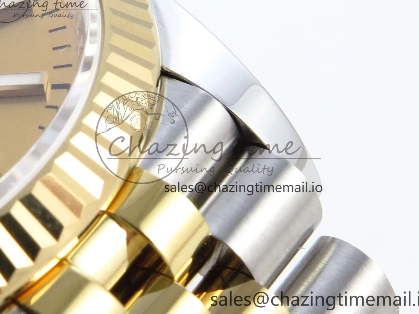 1225 Resilient DateJust 36 126233 EWEF Best Edition YG Stick Dial on SS YG Jubilee Bracelet A 624